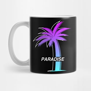 PARADISE - Digital 90s Aesthetic Vaporwave Mug